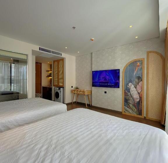 اتاق استاندارد چهارنفره با بالکن, Venus Apartment   Apec Mandala Phú Yên