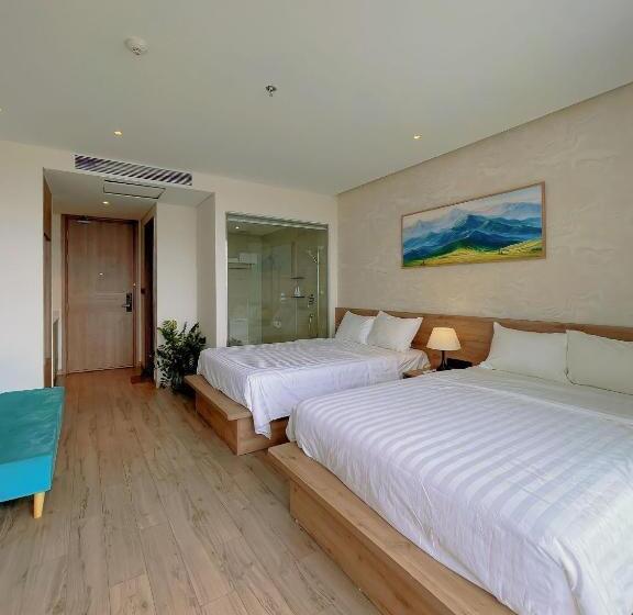 اتاق استاندارد چهار تخته با چشمانداز دریا, Venus Apartment   Apec Mandala Phú Yên