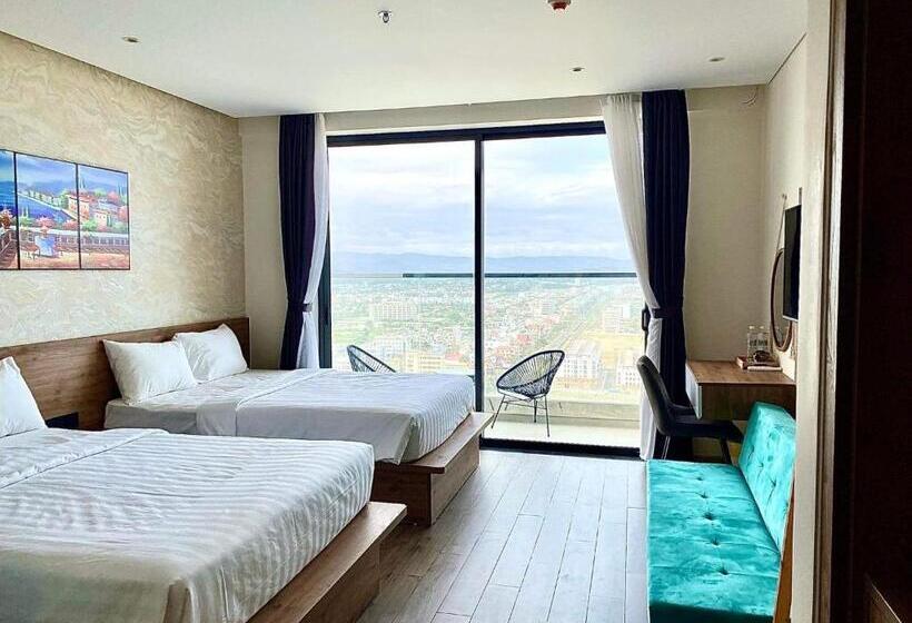 اتاق استاندارد چهار تخته با چشمانداز دریا, Venus Apartment   Apec Mandala Phú Yên