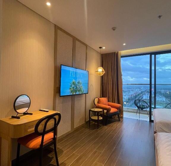 اتاق استاندارد چهار تخته با چشمانداز دریا, Venus Apartment   Apec Mandala Phú Yên
