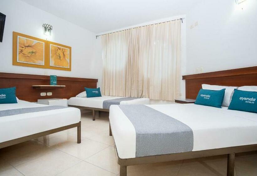 4인용 스탠다드 룸, Mar Azul Neiva