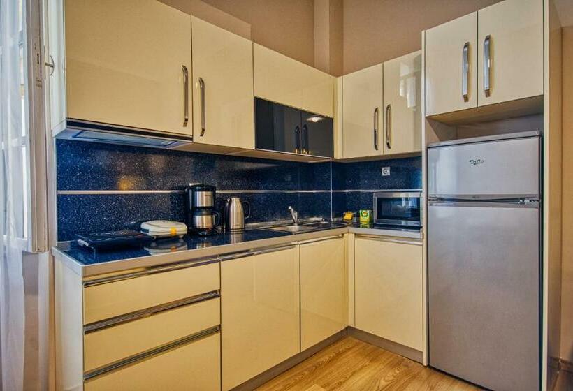 דירה בת חדר שינה 1 צדדית נוף לים, Island Boutique Hotel