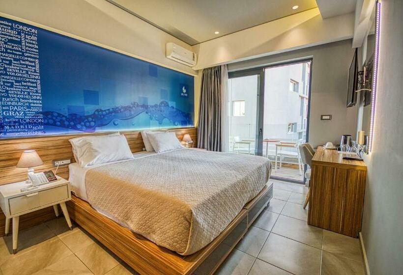 דירה בת חדר שינה 1 צדדית נוף לים, Island Boutique Hotel