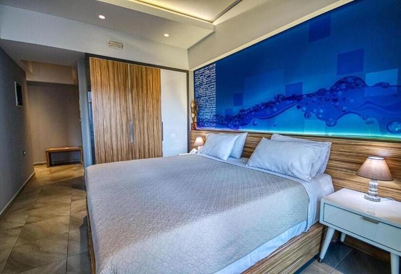 דירה בת חדר שינה 1 צדדית נוף לים, Island Boutique Hotel