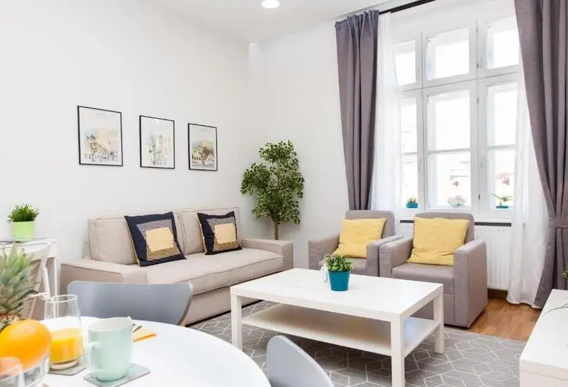 Deluxe-huoneisto 1 Makuuhuone, Luxury Main Square Apartments