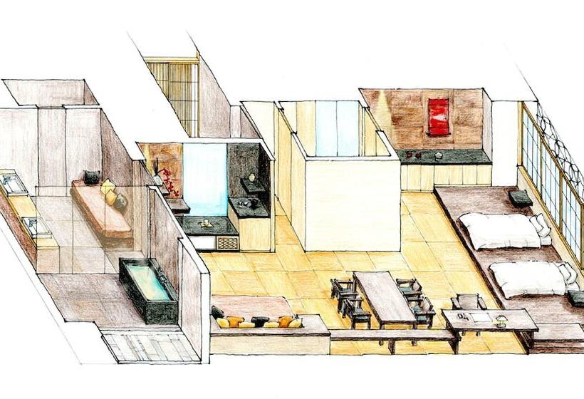 חדר אקזקיוטיב לשלושה, Hoshinoya Tokyo