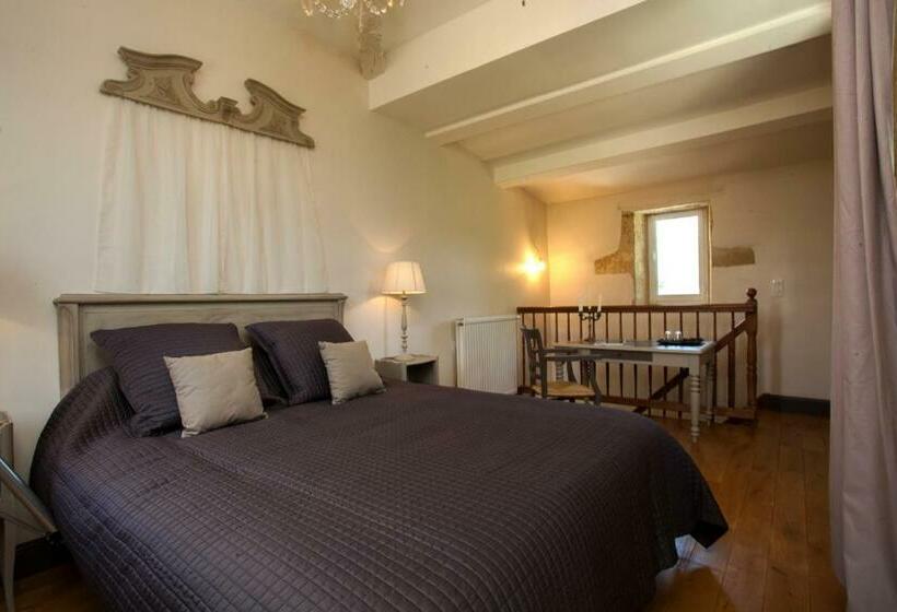 套房带园景, Maison D Hôtes De Charme Les Bruhasses