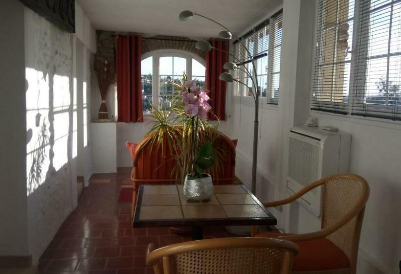 اتاق اساندارد با چشم‌انداز جانبی به دریا, Chambres D'hôtes Les Terrasses Du Soleil