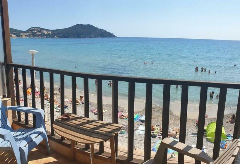 オーシャンビュースタンダードルームバルコニー付き, Hôtel Chanteplage