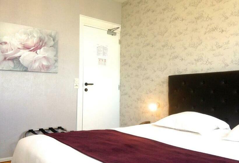 キングサイズベッドのスタンダードルーム, Hôtel De La Mer   Deauville Blonville   Boutique Hôtel De Charme Vue Mer Ou Campagne   Accès Direct