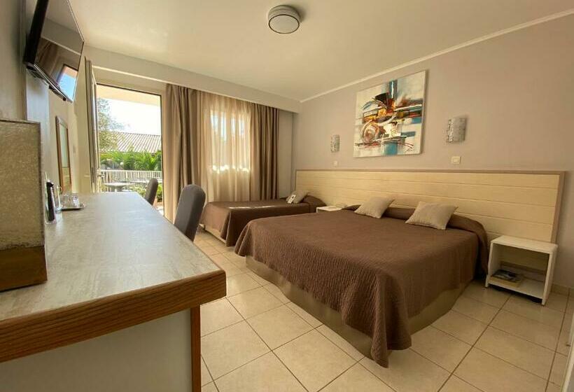 Трехместный Номер Стандарт Вид на Бассейн, Hôtel Restaurant L Empereur