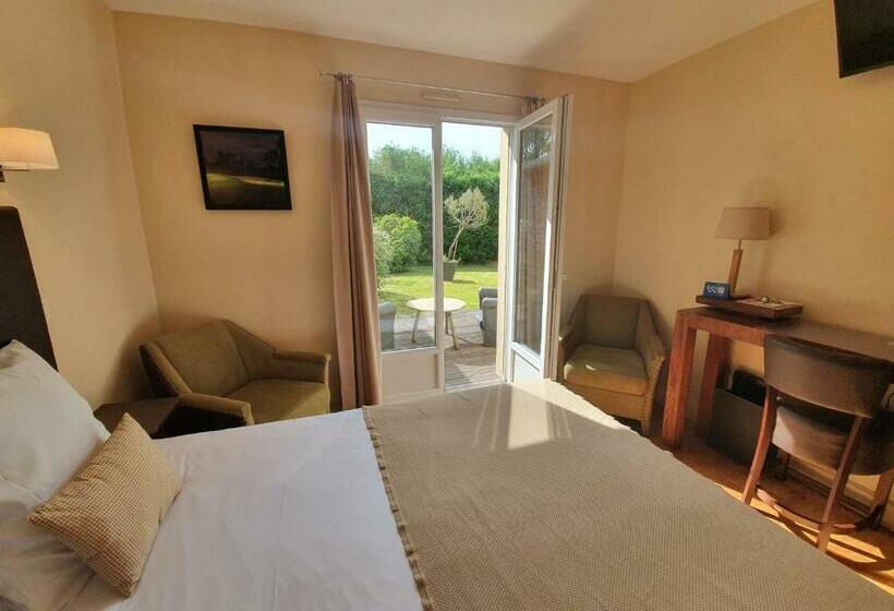 اتاق استاندارد با تراس, La Fraîchette Hôtel & Spa