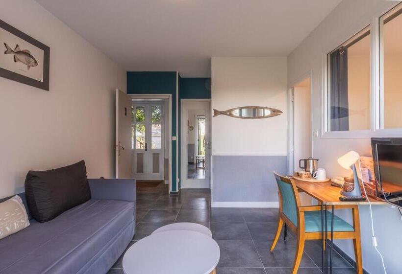 غرفة ديلوكس مطلّة علي البحر, Manoir De Rigourdaine