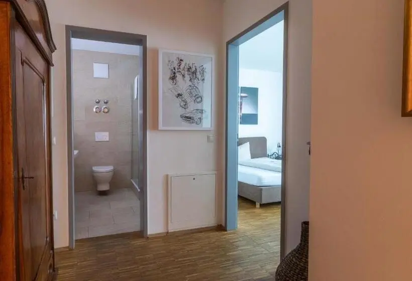 バルコニー付きデラックスルーム, Altstadthotel Marktschlösschen