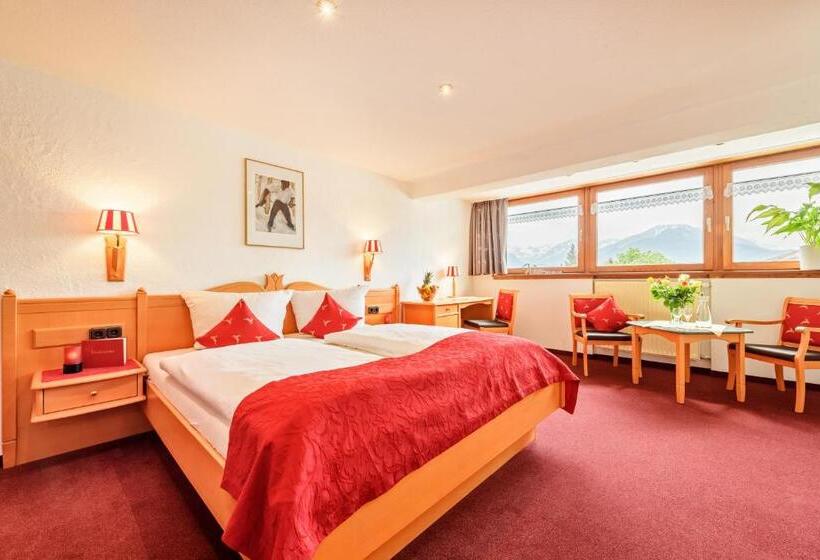 اتاق استاندارد با چشمانداز کوهستان, Familien Und Wellnesshotel Landhaus Viktoria