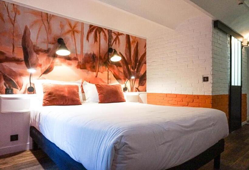 חדר דלוקס עם מרפסת טרסה, Villa Pruly Hotel Cannes Centre