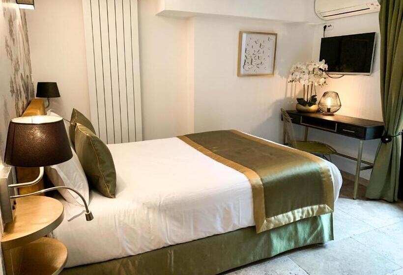 Quarto Deluxe com Terraço, Villa Pruly Hotel Cannes Centre