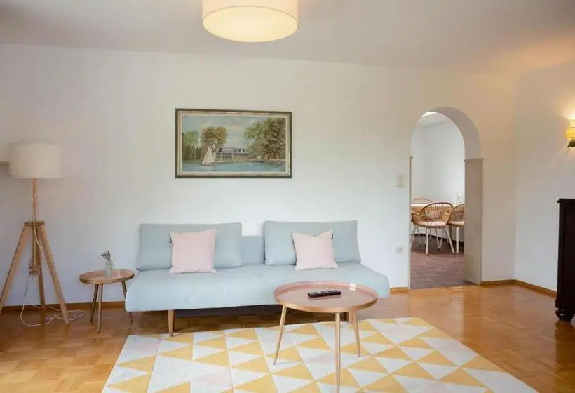 Huoneisto 1 Makuuhuone Parveke, Strandhotel Südsee Diessen Am Ammersee