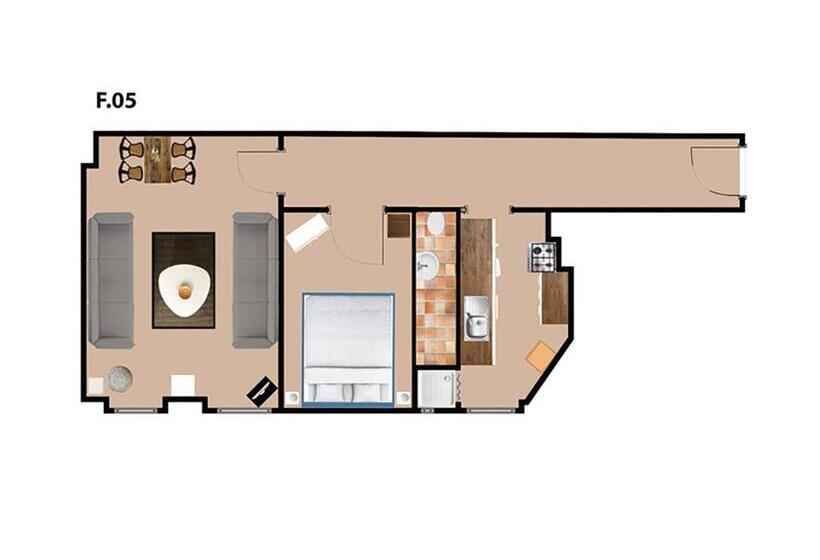 آپارتمان 1 خوابه, Primeflats   Apartments Schillerpark Berlin Wedding
