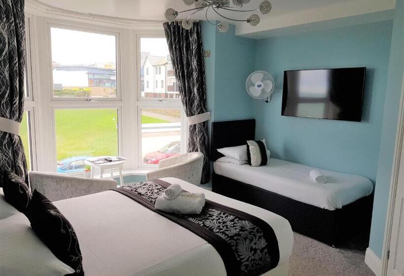 带景观的三人标准房间, Minerva