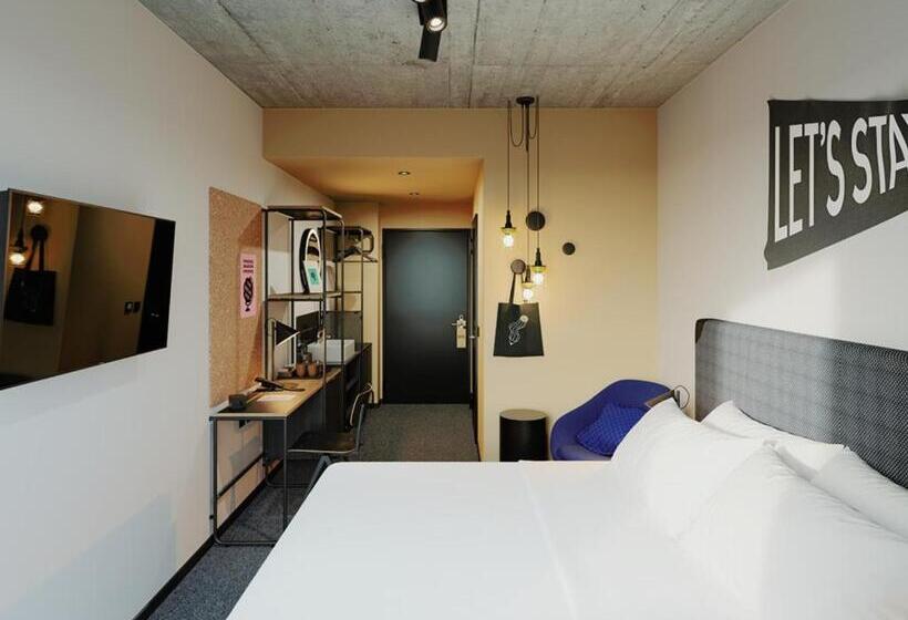 キングサイズベッドのスタンダードルーム, The Social Hub Glasgow