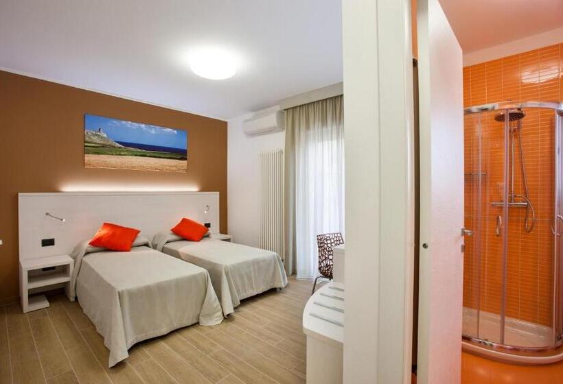 غرفة قياسية مزوَّدة بشُرفة, La Casa Del Turista