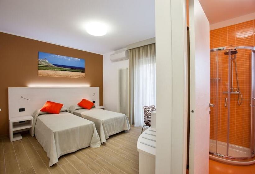 غرفة قياسية مزوَّدة بشُرفة, La Casa Del Turista