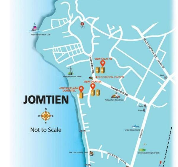 家庭间, B&b View Talay 1 Jomtien Pattaya