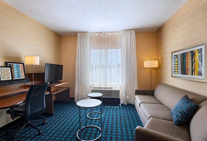 סוויטה, Fairfield Inn & Suites By Marriott Lincoln Airport