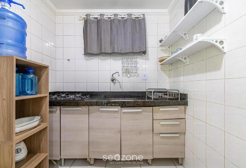 带1个卧室的公寓, Apto Aconchegante Prox A Praia De Taperuã Tpv511