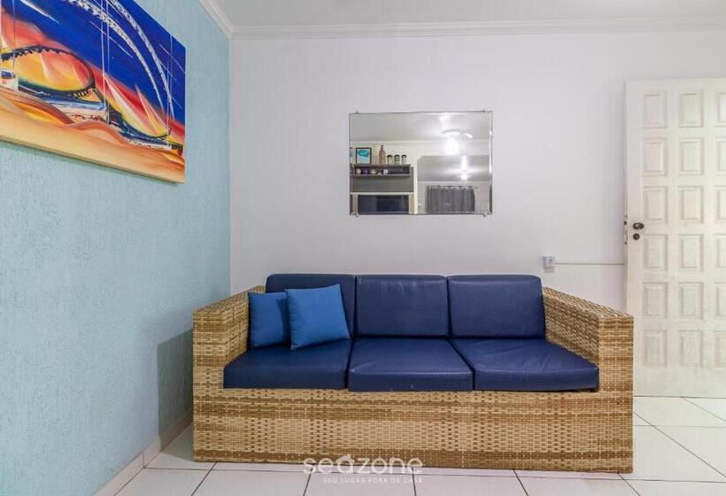 带1个卧室的公寓, Apto Aconchegante Prox A Praia De Taperuã Tpv511