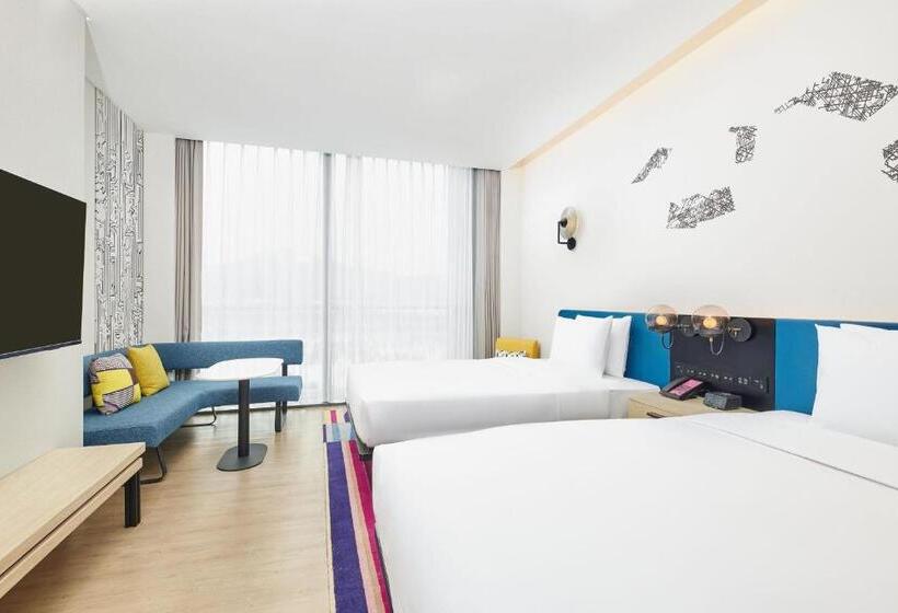 Quarto Estandar 2 Camas Casal, Aloft Beijing Huairou