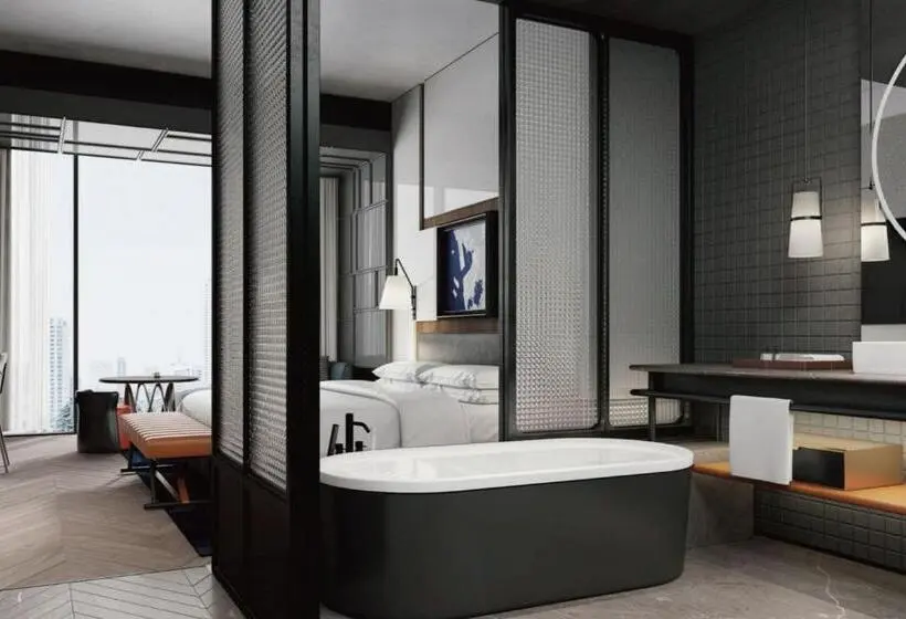Deluxe-huone King-vuode, Le Méridien Shenzhen, Bao An