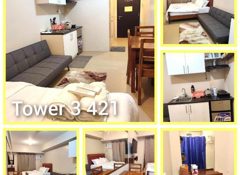 استودیو استاندارد با چشمانداز استخر, Tower 3 421 Pool View