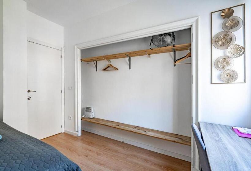 اتاق استاندارد یک تخته با سرویس بهداشتی مشترک, Rooms Jardín Botánico