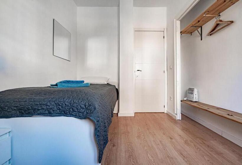 اتاق استاندارد یک تخته با سرویس بهداشتی مشترک, Rooms Jardín Botánico