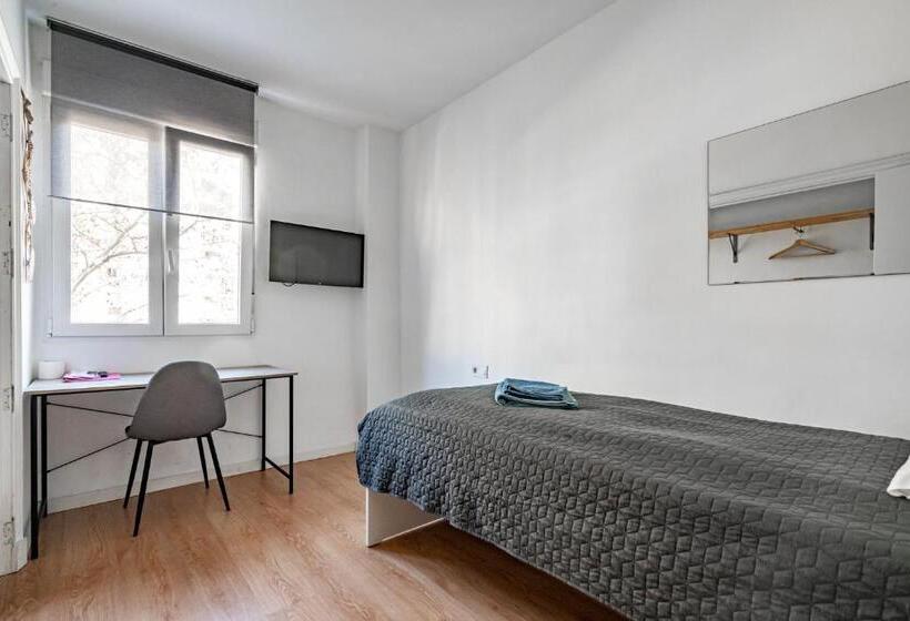 اتاق استاندارد یک تخته با سرویس بهداشتی مشترک, Rooms Jardín Botánico