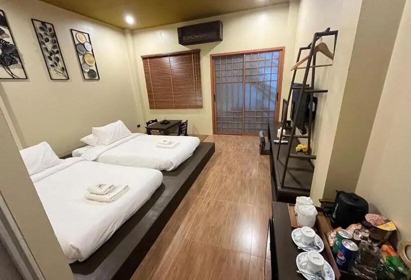 اتاق استاندارد با چشم‌انداز باغ, Cozy Shiroi Resort