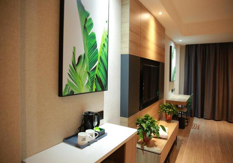 חדר סופריור, Thank Inn Chain Suqian Hubin New District Santaishan Park