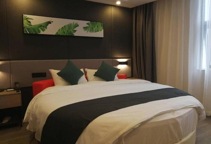 ロマンチックな部屋, Thank Inn Chain Hotel Yongzhou Dao County Binhe Road