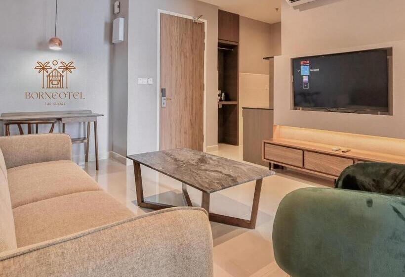 جناح جونيور مطلّ علي البحر, Borneotel The Shore Kk By Chg