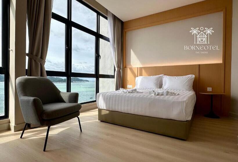 جناح سوبيريور مطل علي البحر, Borneotel The Shore Kk By Chg