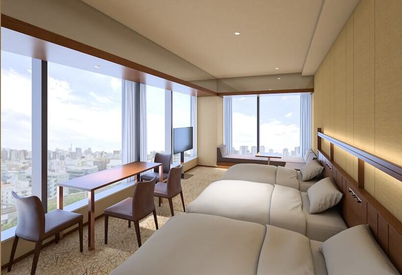 Трехместный Номер Премиум, Candeo Hotels Osaka The Tower