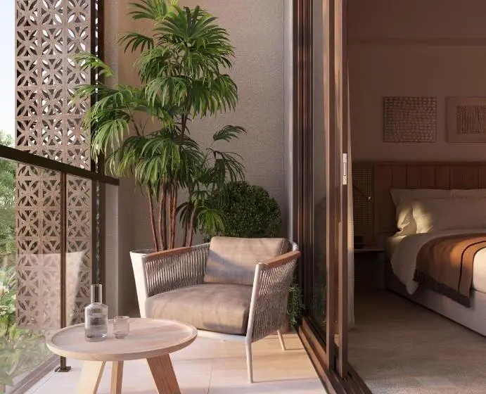 اتاق استاندارد با چشم‌انداز استخر, Basq House