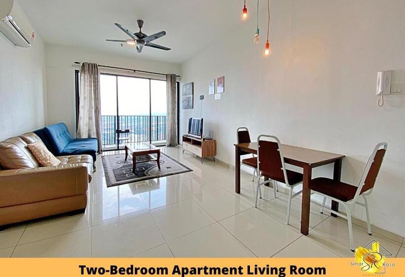 Апартаменты 2 Спальни, Sinar Rasa Homestay At I Soho, I City