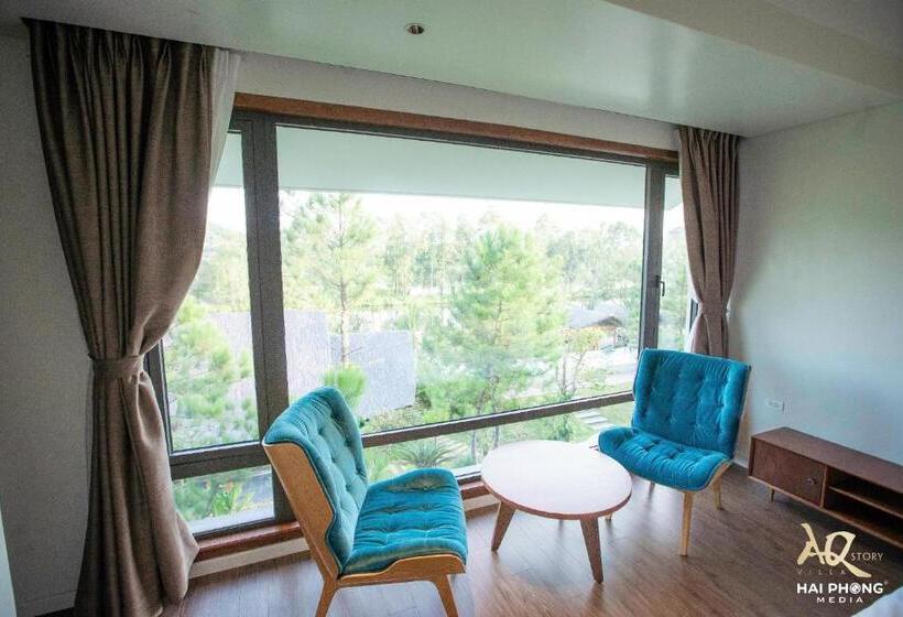 اتاق استاندارد با چشمانداز باغ, Aq Story Villa Vĩnh Phúc