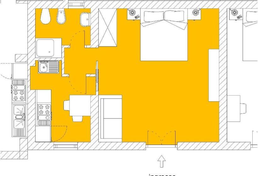 شقة غرفة واحدة, Masseria Stamato