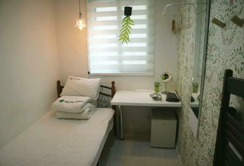 Standard Yhden Hengen Huone Jaettu Kylpyhuone, Hostel Korea Original