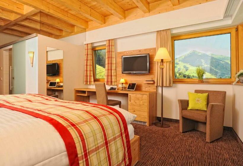 マウンテンビューデラックスルーム, Barbarahof Saalbach