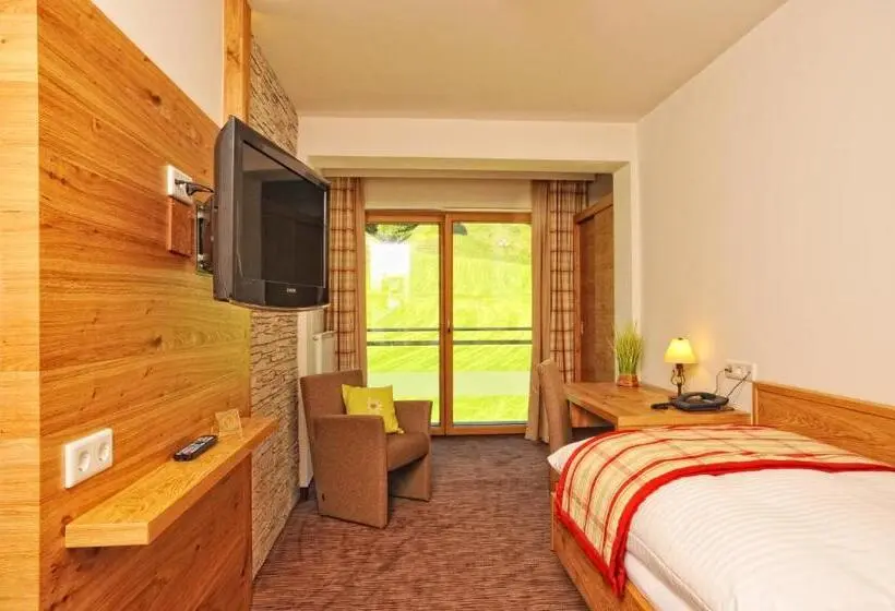 اتاق استاندارد یک تخته با بالکن, Barbarahof Saalbach